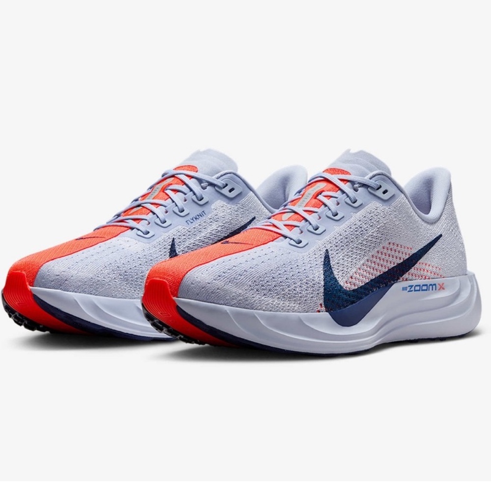 Nike Pegasus Plus Women's Running Sneakers, Ghost/ Blue/ Crimson, SIZE 8 US